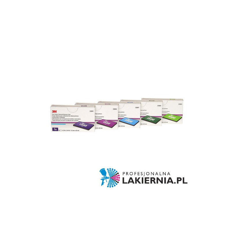 3M 33900 Arkusze do usuwania wad lakierniczych 15 szt.