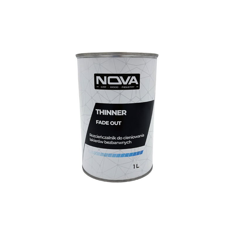 NOVA FADE OUT THINNER - Rozcieńczalnik do cieniowania lakierów bezbarwnych 1.0L