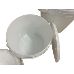 NOVA PLASTIC CAN - Wiaderko plastikowe z plombą / Przykrywka