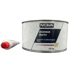 NOVA DUOMAX PUTTY - Szpachla multifunkcyjna lekka + utwardzacz, 1.16kg (beżowy)