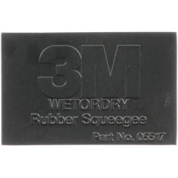 3M Wetordry Gumowa rakla 70mm x 108mm /05517/