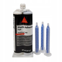 SikaForce 301 Klej do tworzyw sztucznych czarny 50ml (30 minutowy)
