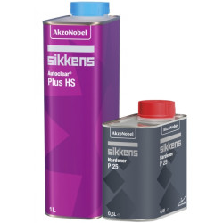 SIKKENS lakier bezbarwny AUTOCLEAR PLUS HS 1L + SIKKENS Utwardzacz P25 0.5L